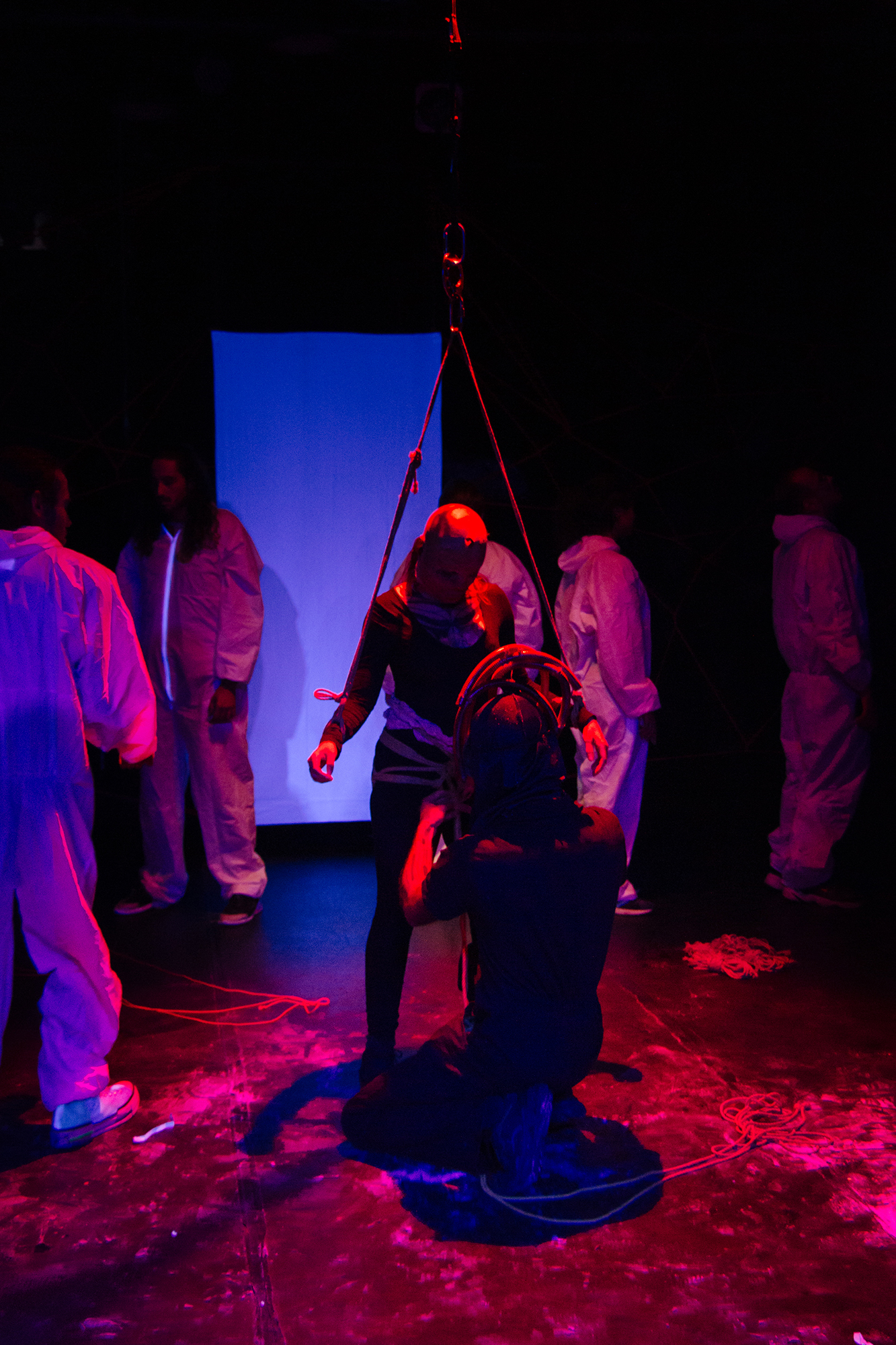 Teias Desconexas Stage performance — shibari stage performance by MAVRA (Luiza Jesus do Prado), photo 4