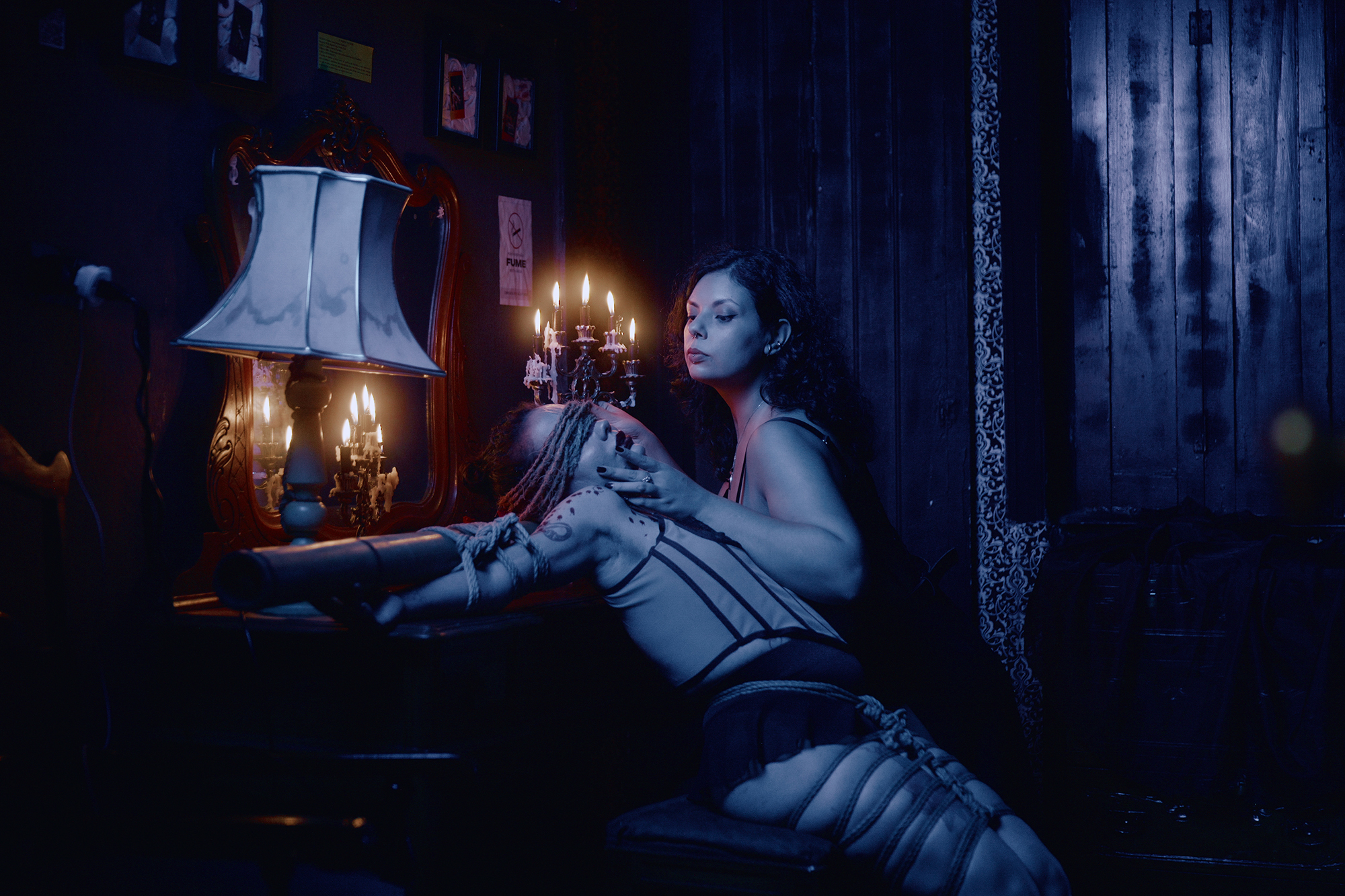 Magdalena with Mysaki — shibari performance by MAVRA (Luiza Jesus do Prado), photo 5