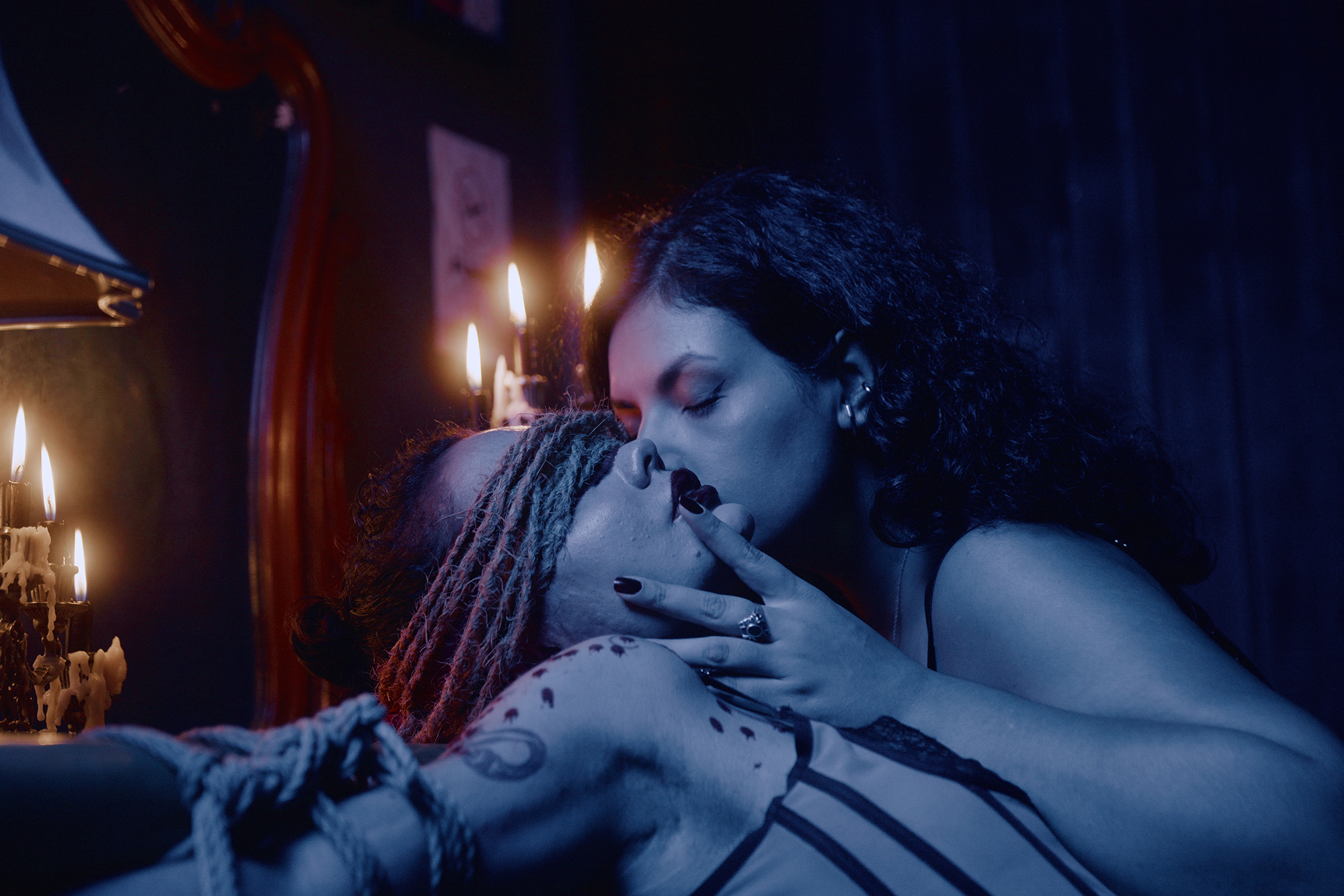 Magdalena with Mysaki — shibari performance by MAVRA (Luiza Jesus do Prado), photo 7