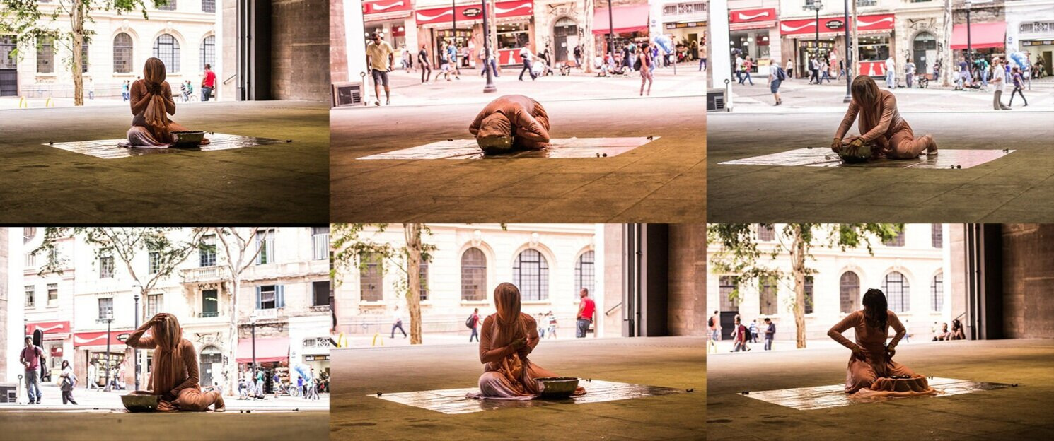 Sem Rostos Performance — political performance art by MAVRA (Luiza Jesus do Prado), photo 2