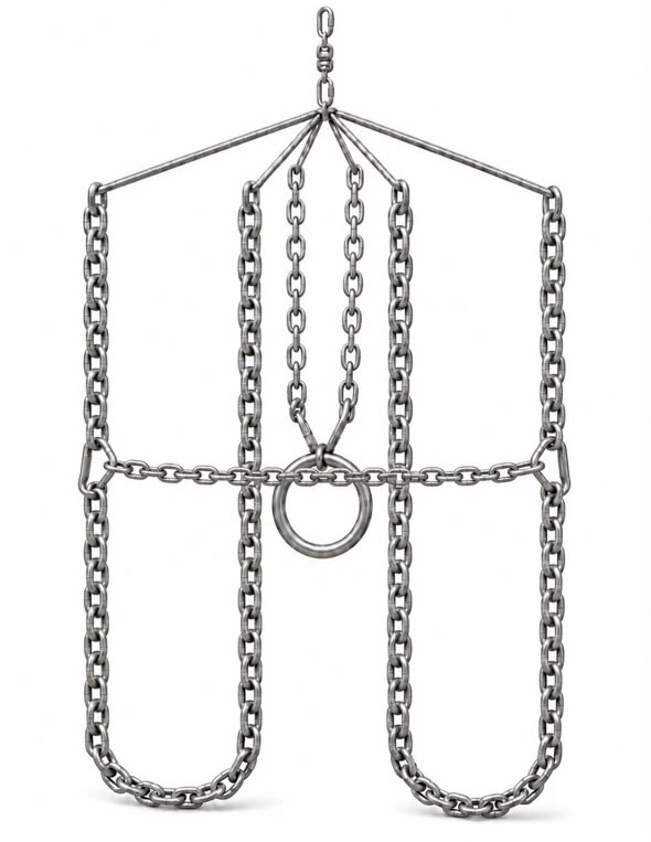 Render of the steel chain apparatus built by MAVRA